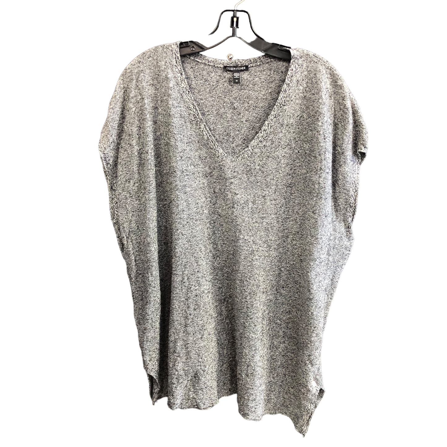 Top Sleeveless Designer By Eileen Fisher In Grey, Size: 2x