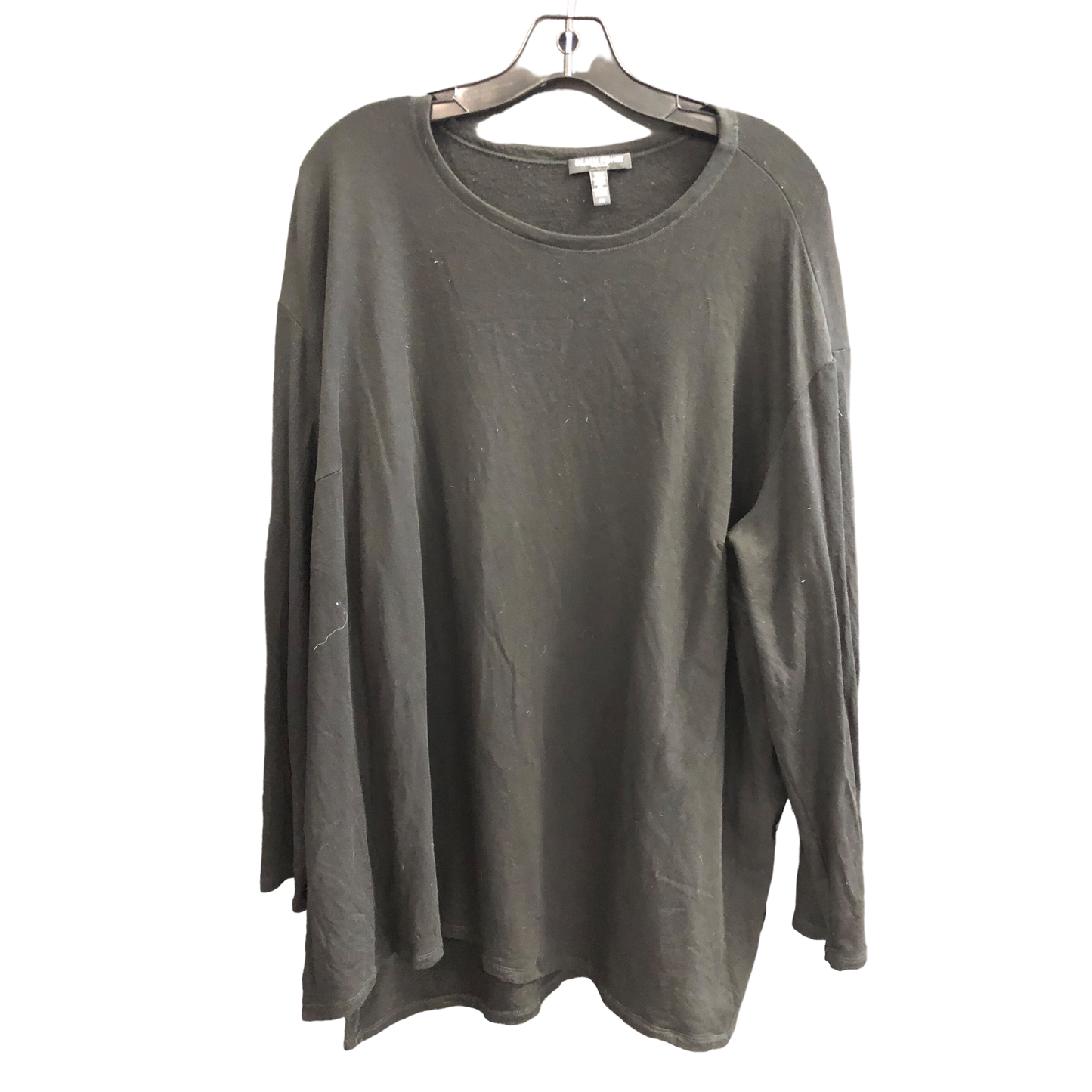 Top Long Sleeve By Eileen Fisher In Brown, Size: 2x