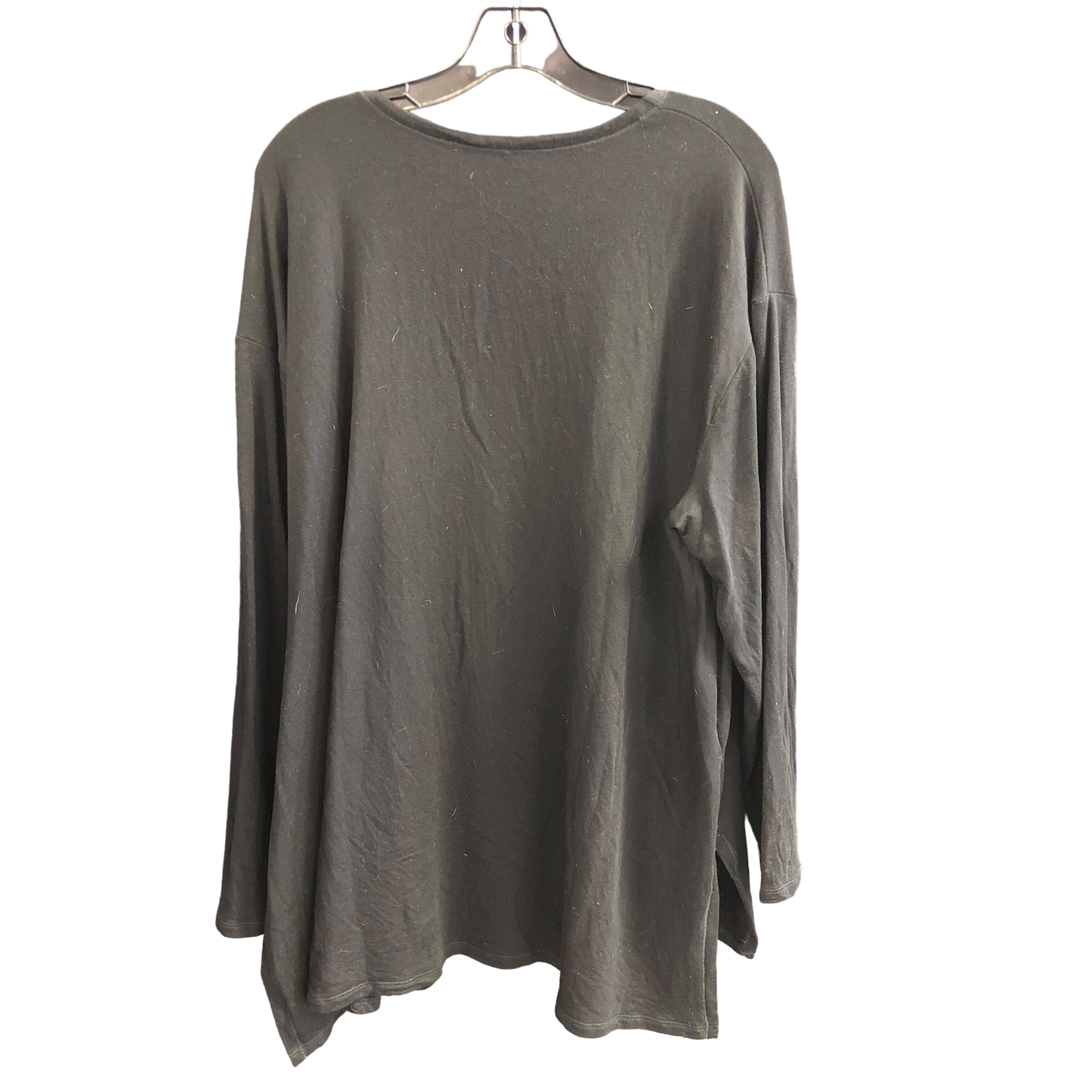 Top Long Sleeve By Eileen Fisher In Brown, Size: 2x