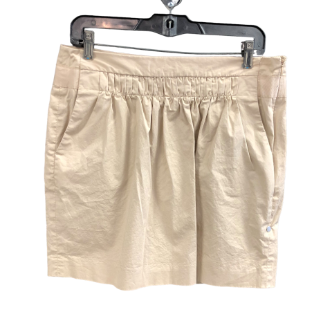 Skirt Midi By Banana Republic In Beige, Size: 12petite