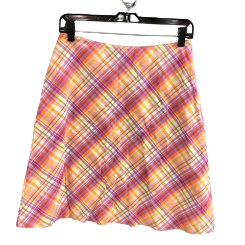 Skirt Midi By Talbots In Plaid Pattern, Size: 8