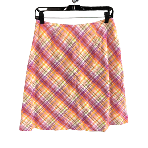 Skirt Midi By Talbots In Plaid Pattern, Size: 8