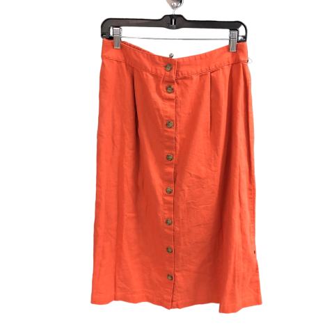 Skirt Midi By Morgan Taylor In Orange, Size: L