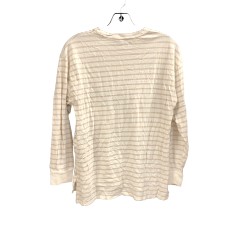 Top Long Sleeve By Abercrombie And Fitch In Striped Pattern, Size: M