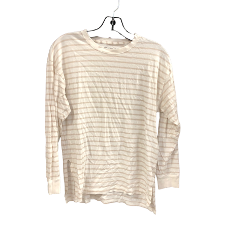 Top Long Sleeve By Abercrombie And Fitch In Striped Pattern, Size: M