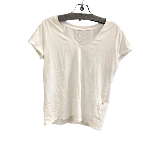 Top Short Sleeve By Gap In White, Size: S