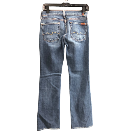 Jeans Designer By 7 For All Mankind In Blue Denim, Size: 4