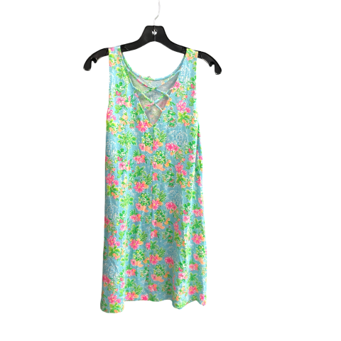 Dress Designer By Lilly Pulitzer In Floral Print, Size: Xs