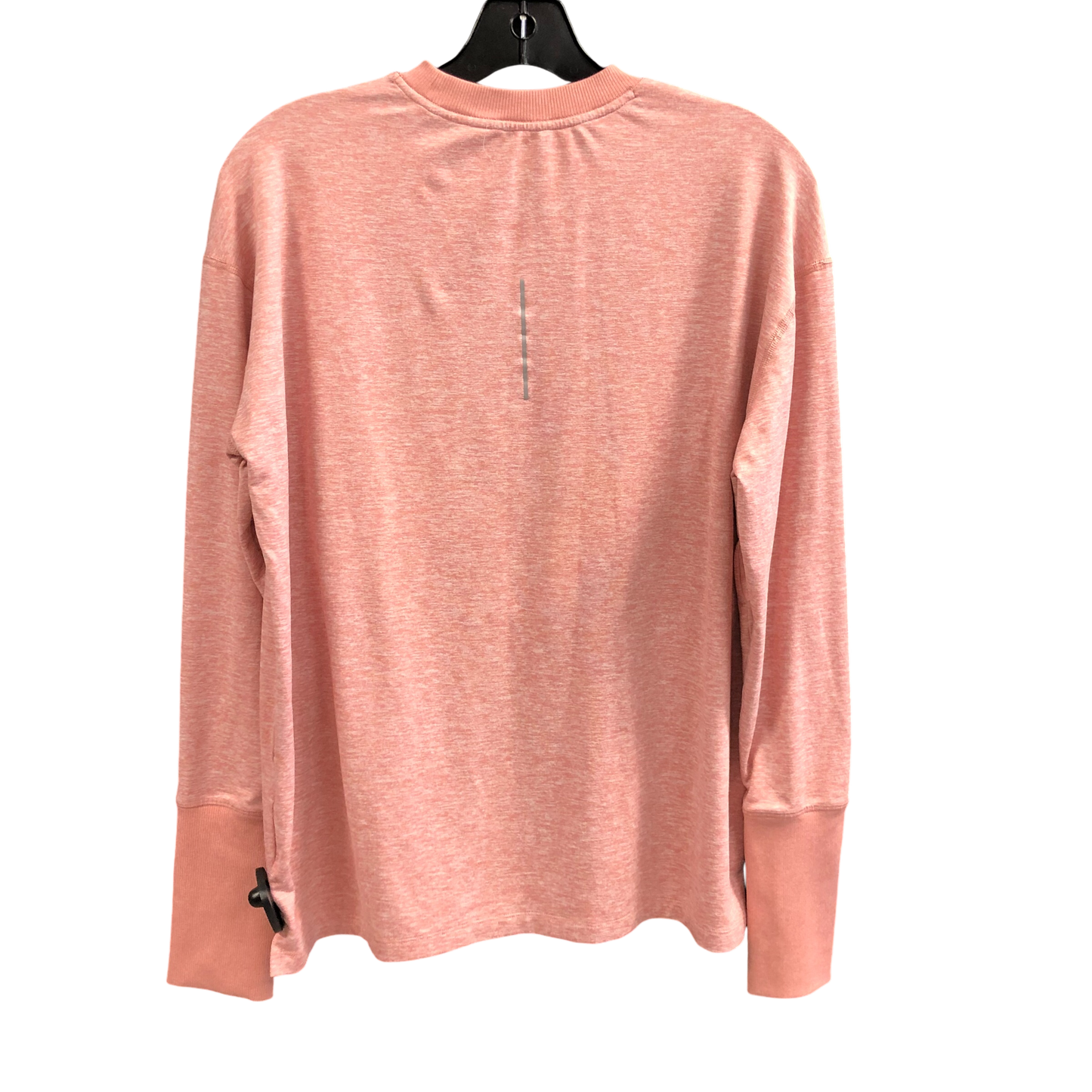 Athletic Sweatshirt Crewneck By Nike In Pink & White, Size: L