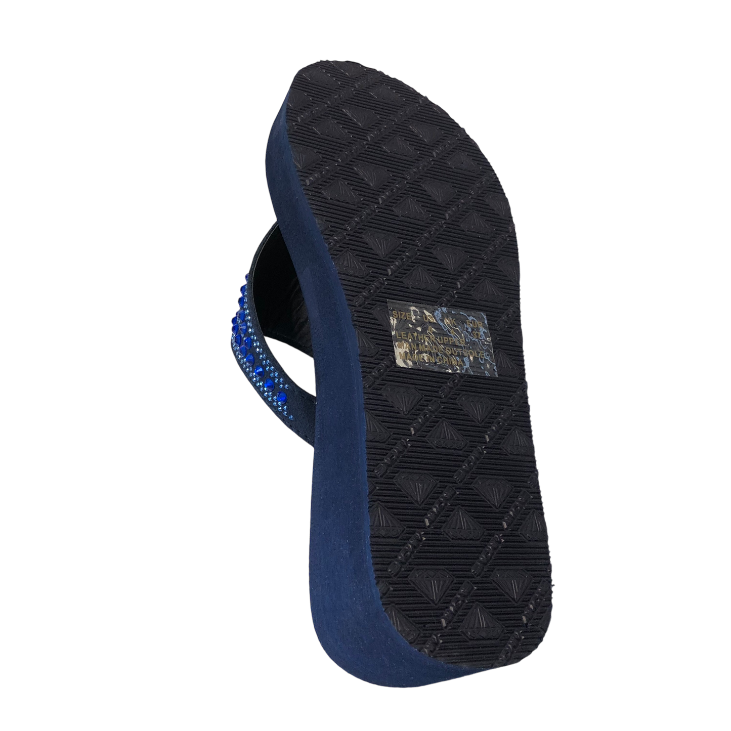 Sandals Heels Wedge By Cmc In Navy, Size: 6