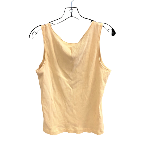 Top Sleeveless By Chicos In Beige, Size: L