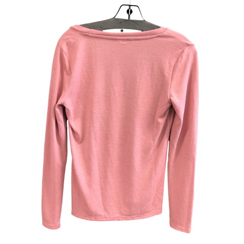 Top Long Sleeve By Banana Republic In Pink, Size: S