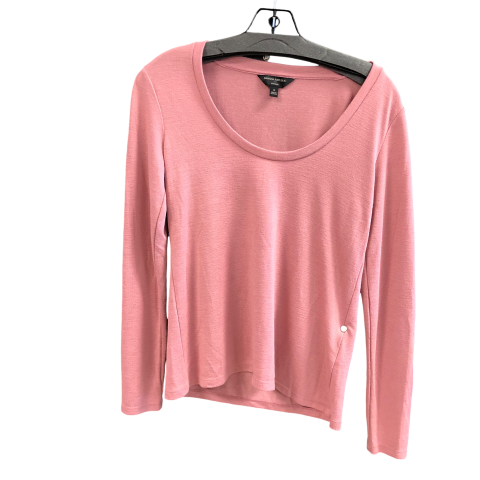 Top Long Sleeve By Banana Republic In Pink, Size: S