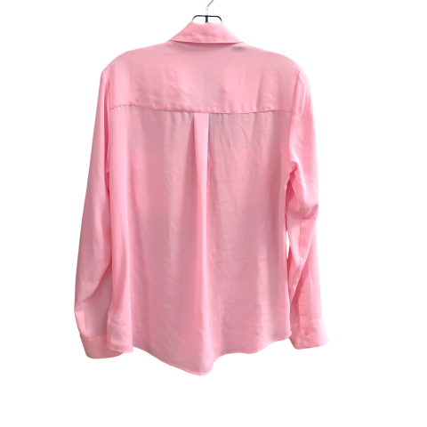 Top Long Sleeve By Express In Pink, Size: M