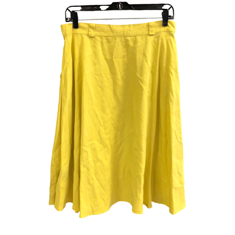 Skirt Midi By Forever 21 In Yellow, Size: L