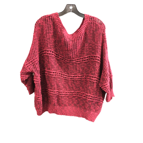 Sweater By Express In Red, Size: Xs