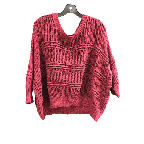 Sweater By Express In Red, Size: Xs