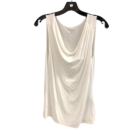 Top Sleeveless By Ann Taylor In White, Size: S