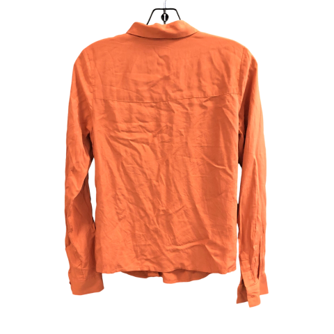 Top Long Sleeve By Forever 21 In Orange, Size: S