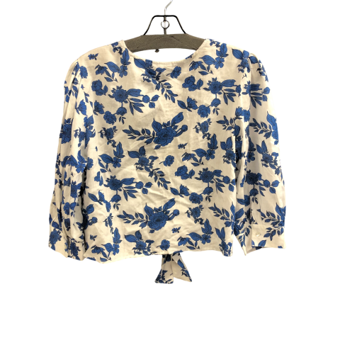 Top 3/4 Sleeve By Clothes Mentor In Floral Print, Size: L