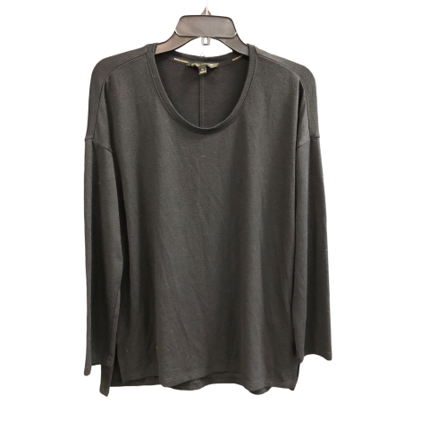 Top Long Sleeve By Banana Republic In Black, Size: M