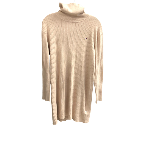 Dress Casual Midi By Tommy Hilfiger In Beige, Size: Xl