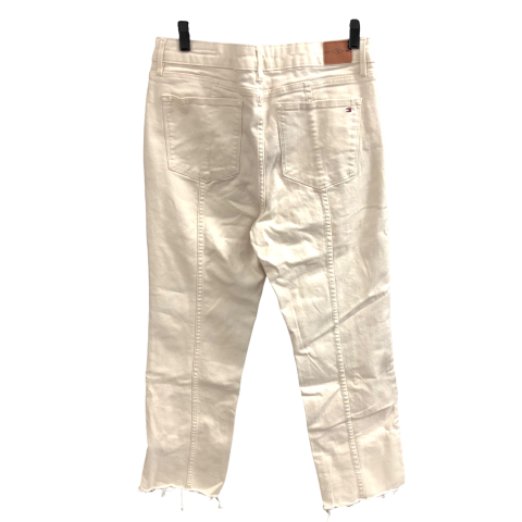 Jeans Straight By Tommy Hilfiger In Beige, Size: 12