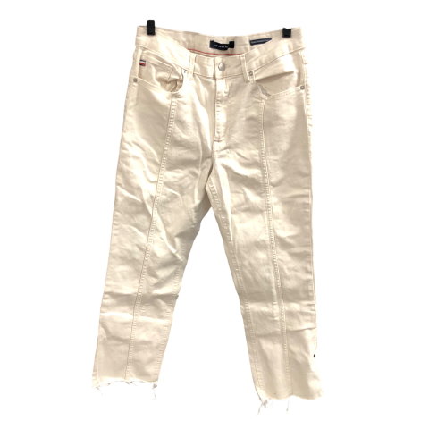 Jeans Straight By Tommy Hilfiger In Beige, Size: 12