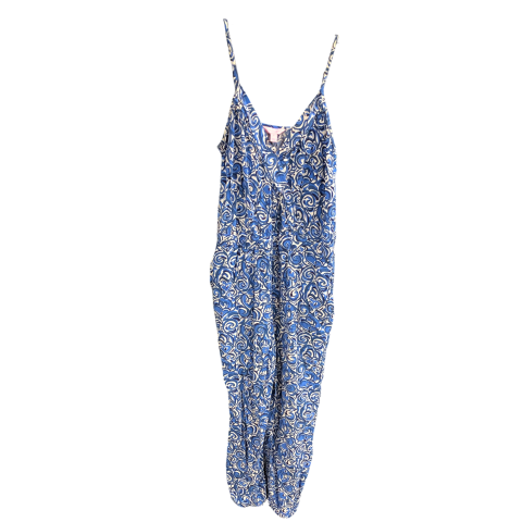 Jumpsuit Designer By Lilly Pulitzer In Blue & White, Size: S