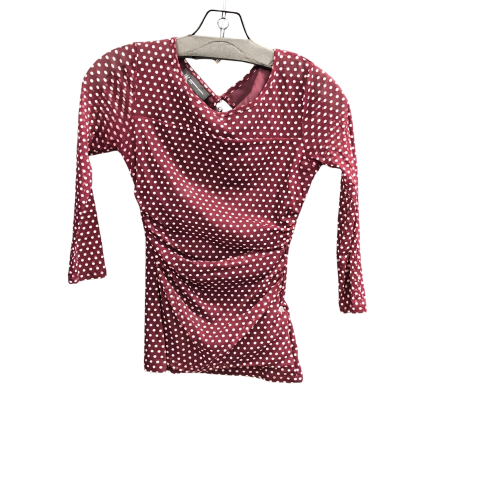 Top Long Sleeve By Inc In Polkadot Pattern, Size: Sp