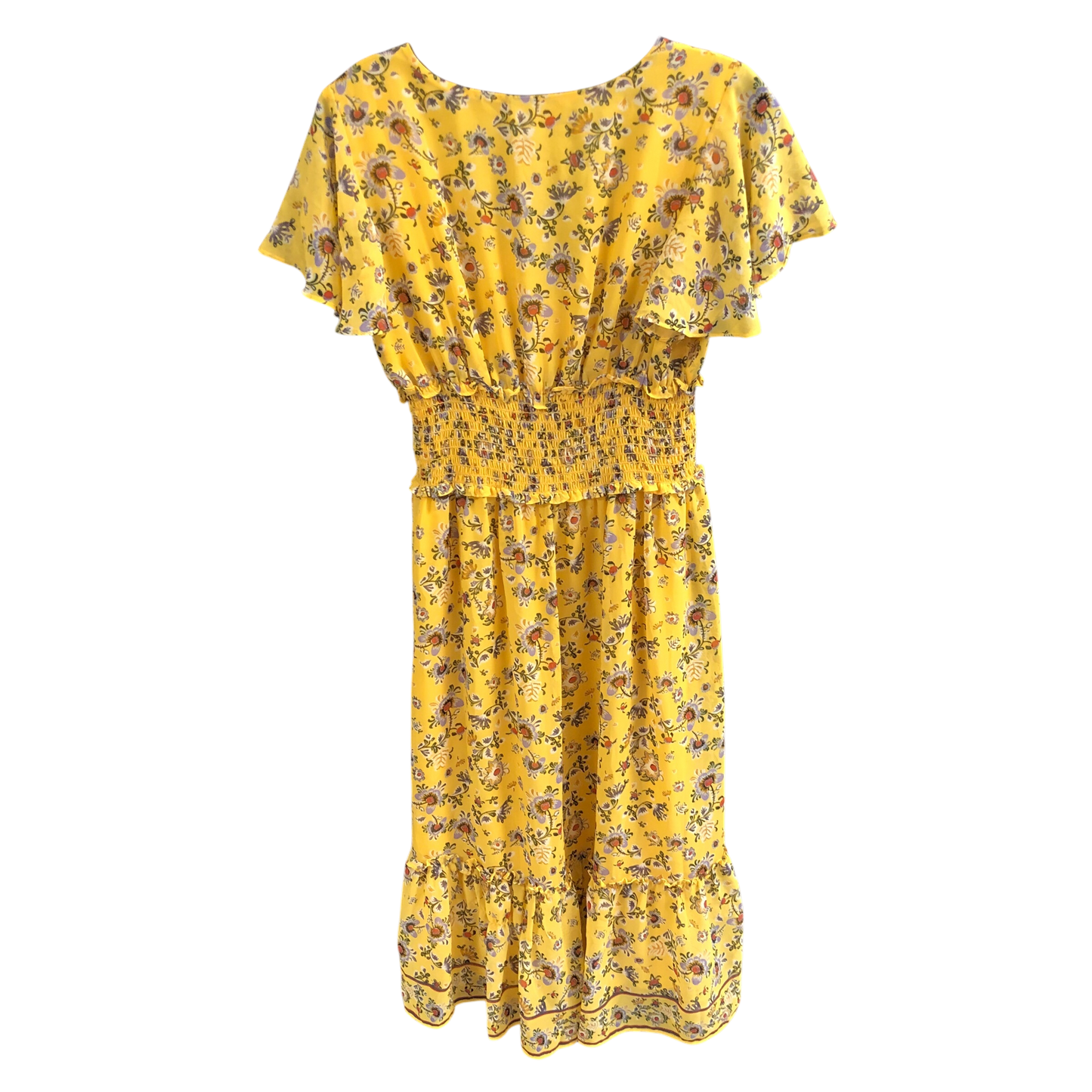 Dress Casual Maxi By Max Studio In Yellow, Size: Xs