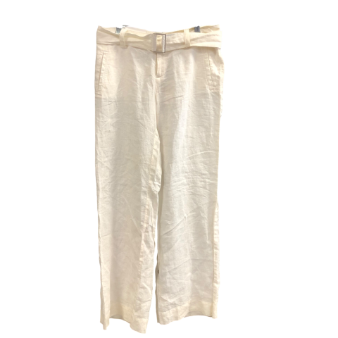 Pants Linen By Calvin Klein In White, Size: 2