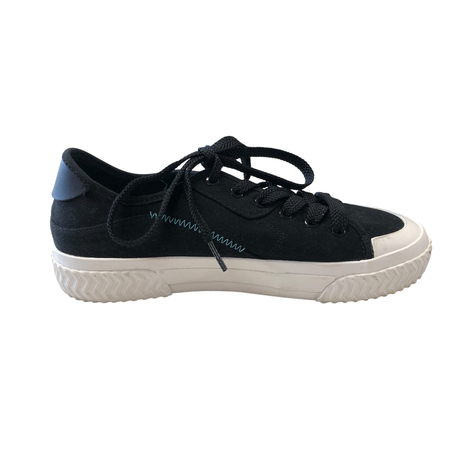 Shoes Sneakers By Skechers In Black & Blue, Size: 7.5