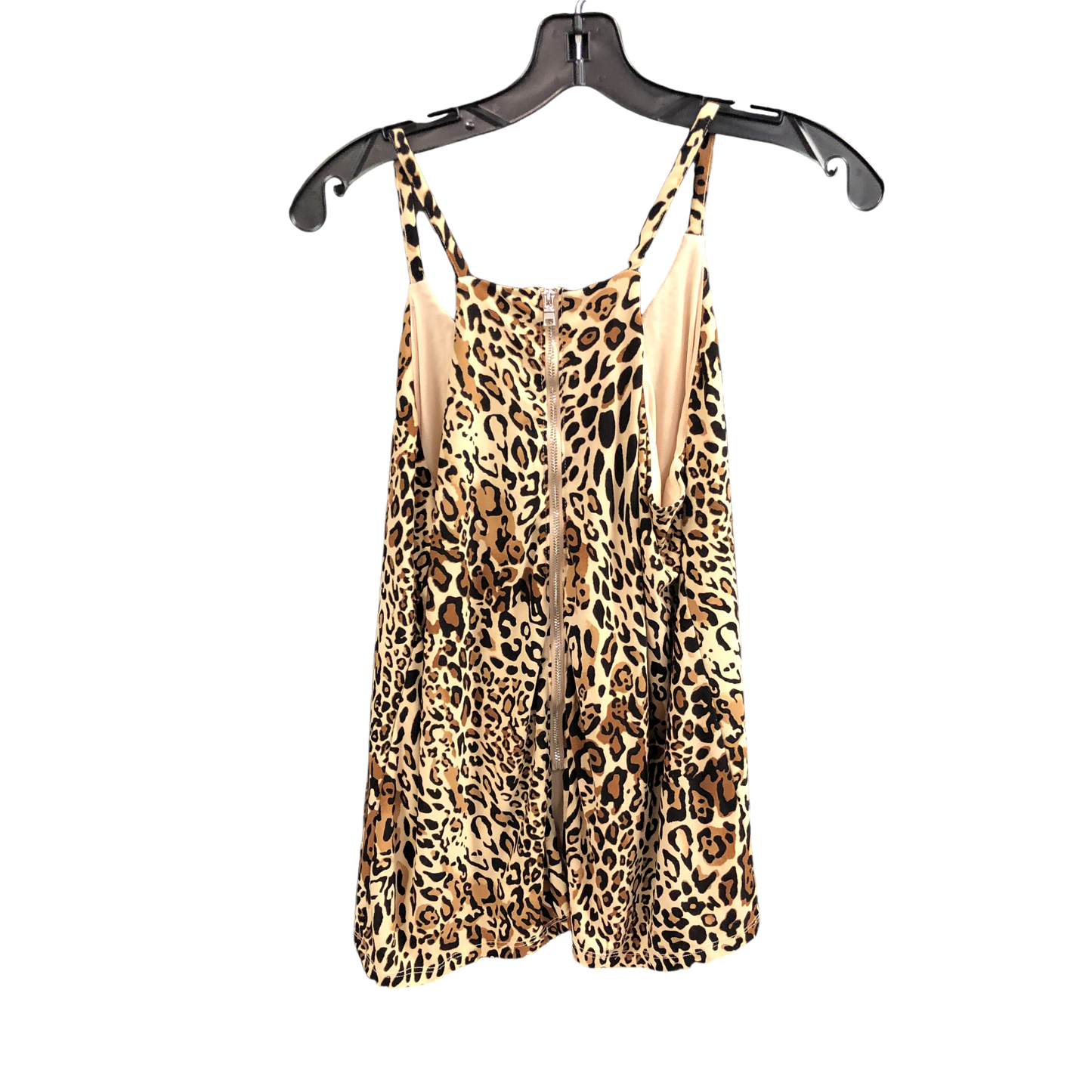 Top Sleeveless By Bar Iii In Animal Print, Size: M