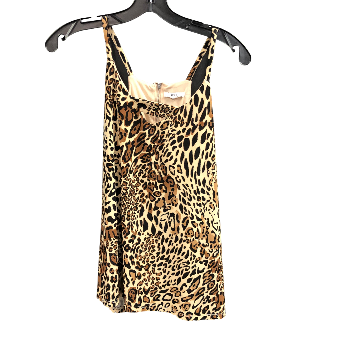 Top Sleeveless By Bar Iii In Animal Print, Size: M