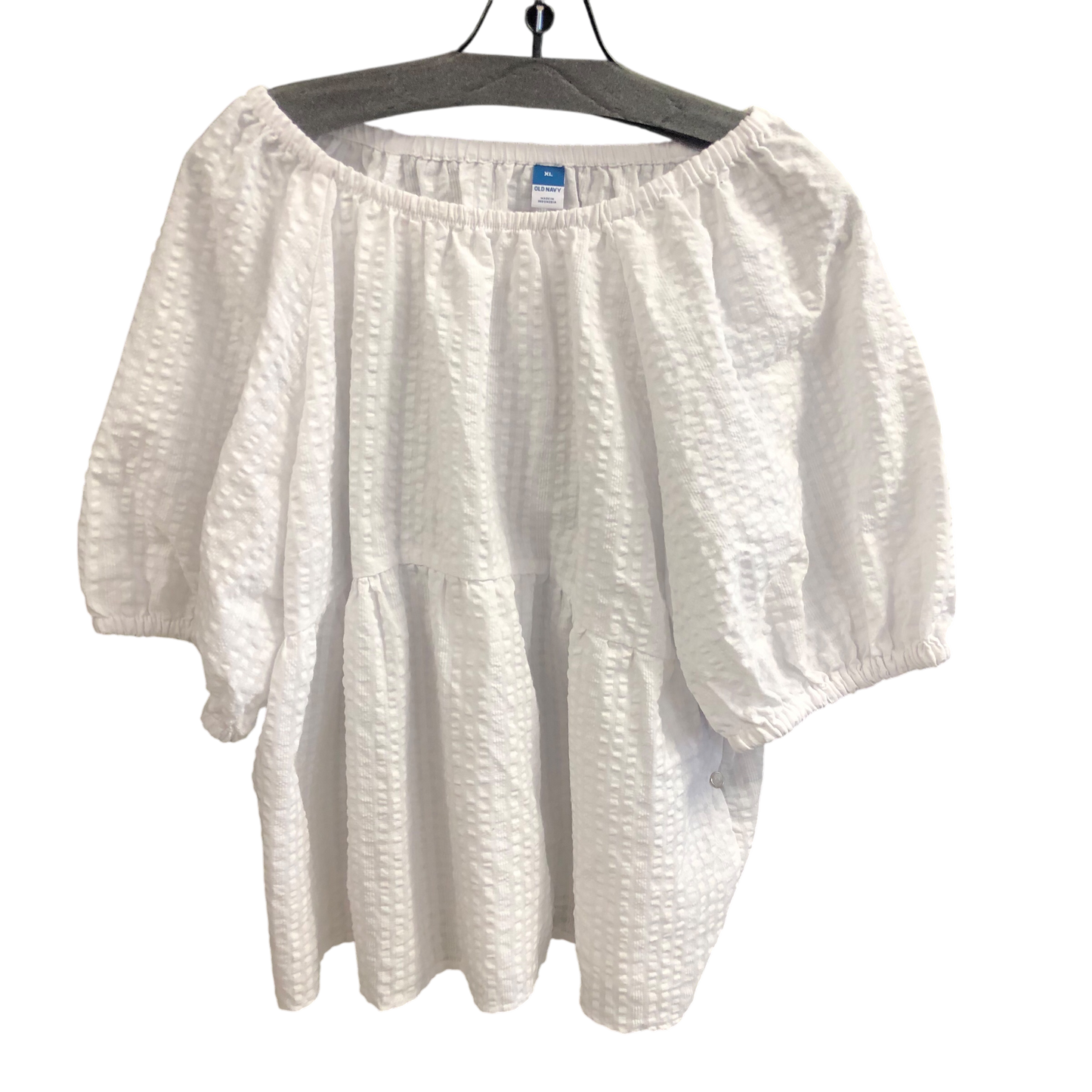 Top 3/4 Sleeve By Old Navy In White, Size: Xl