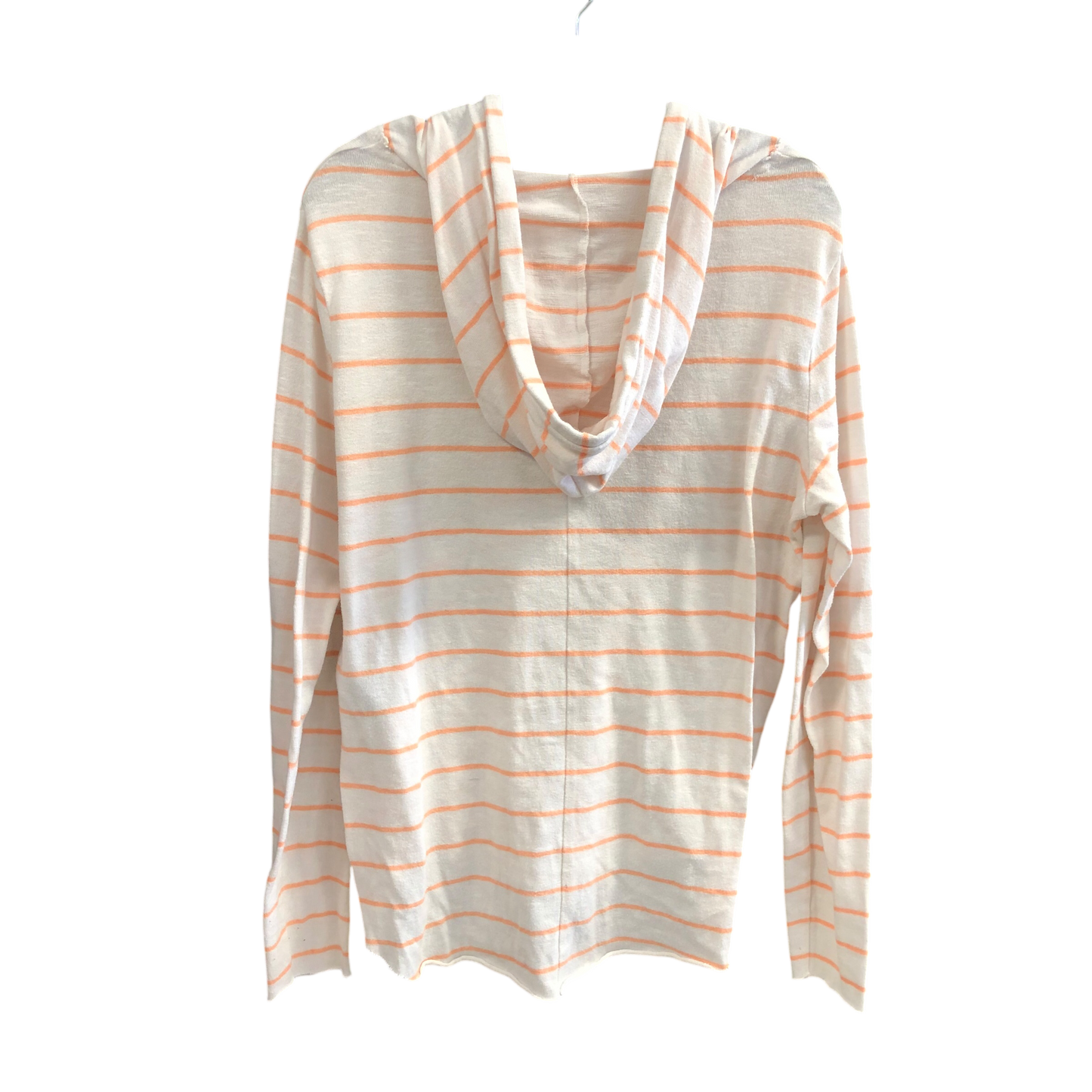 Sweatshirt Hoodie By Pink In Striped Pattern, Size: L