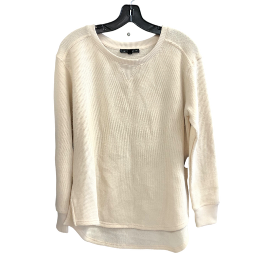 Sweatshirt Crewneck By Jane And Delancey In Cream, Size: M