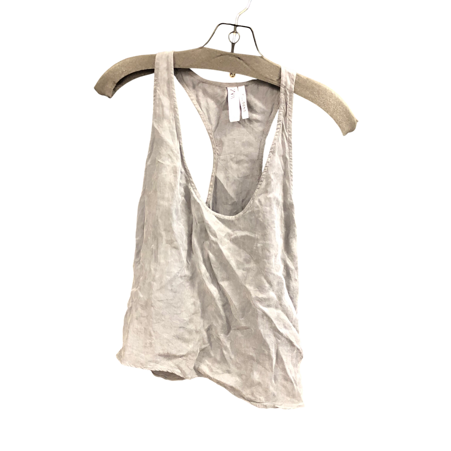 Top Sleeveless By Zara In Grey, Size: S