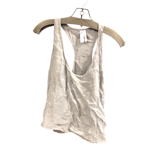 Top Sleeveless By Zara In Grey, Size: S