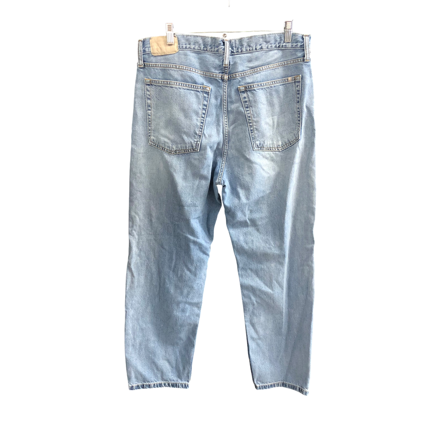 Jeans Straight By Everlane In Blue Denim, Size: 8