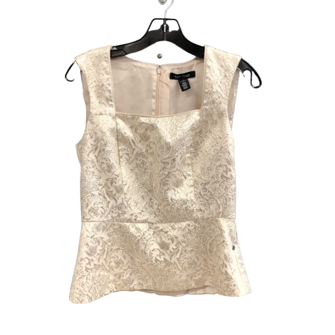 Cream Top Sleeveless White House Black Market, Size 6