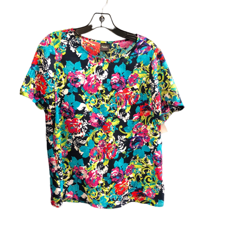 Multi-colored Top Short Sleeve Rafaella, Size M