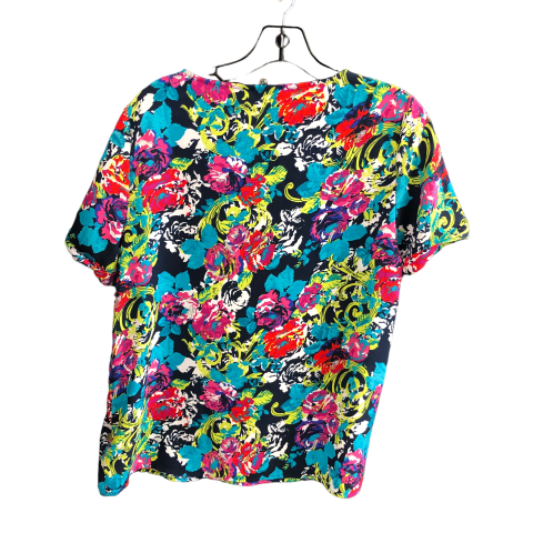 Multi-colored Top Short Sleeve Rafaella, Size M