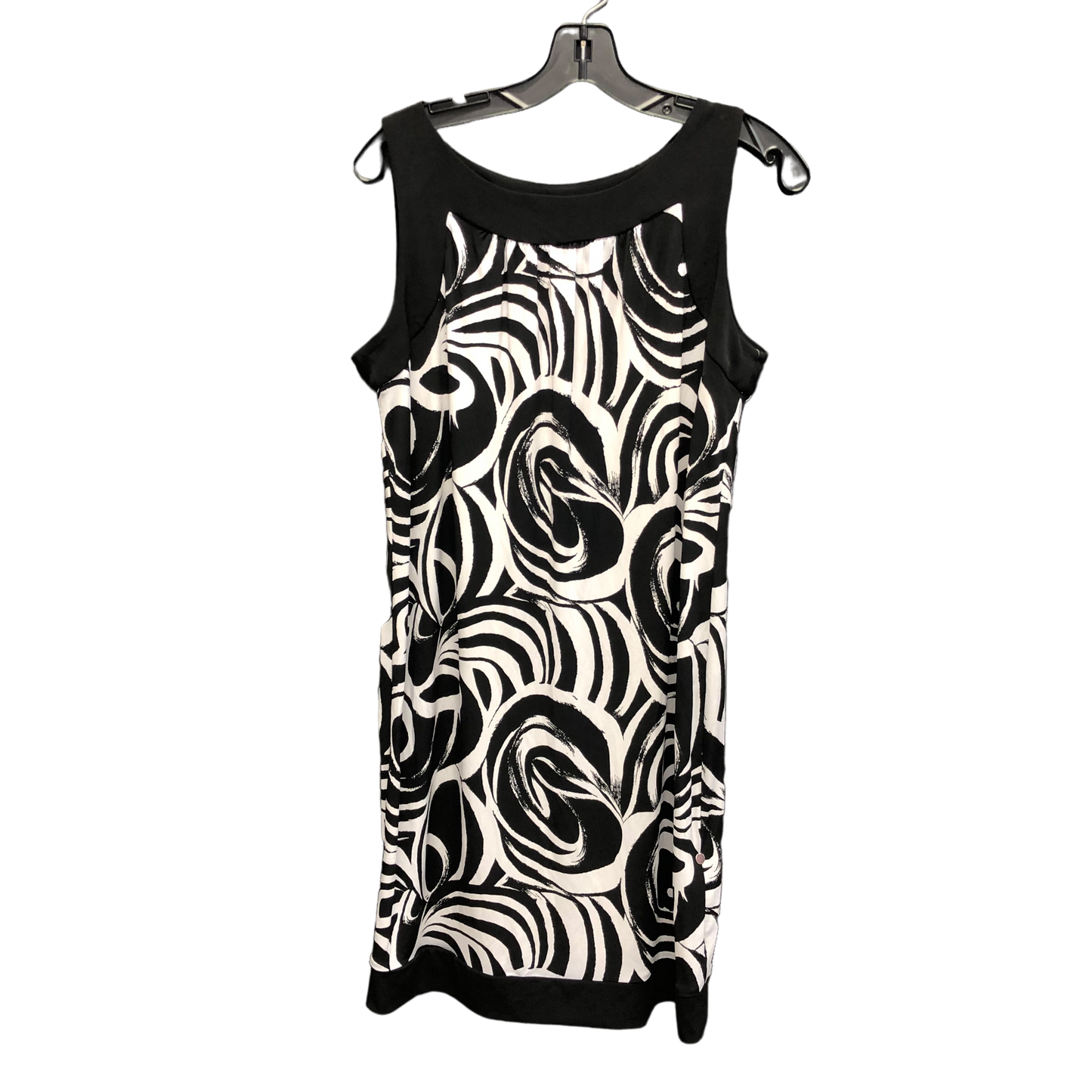 Black & White Dress Casual Short Ab Studio, Size 12