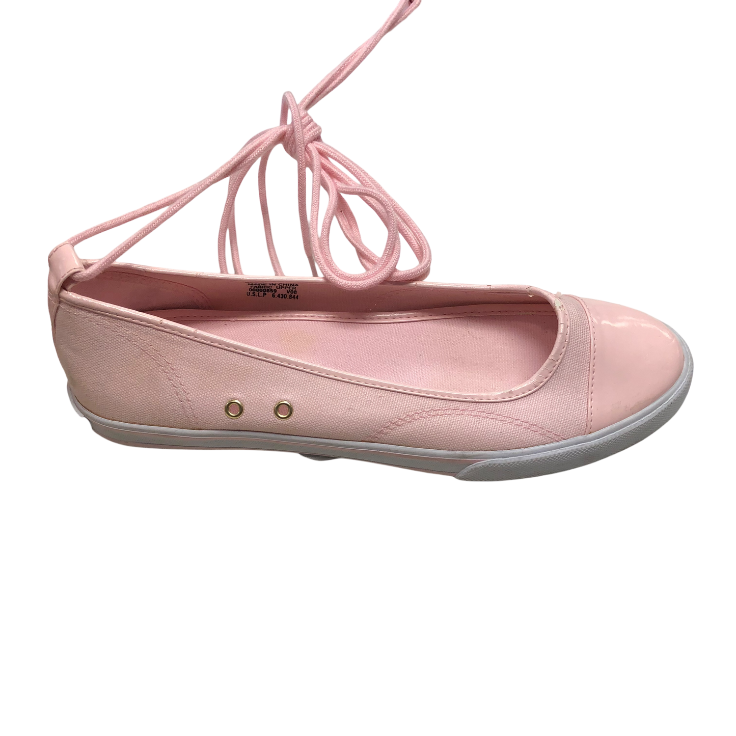 Pink Shoes Flats Lauren By Ralph Lauren, Size 9.5