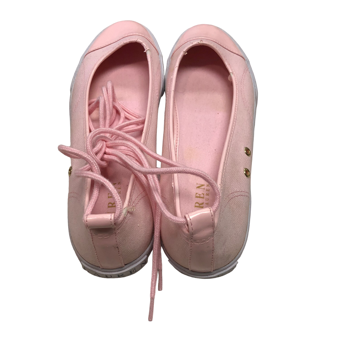 Pink Shoes Flats Lauren By Ralph Lauren, Size 9.5