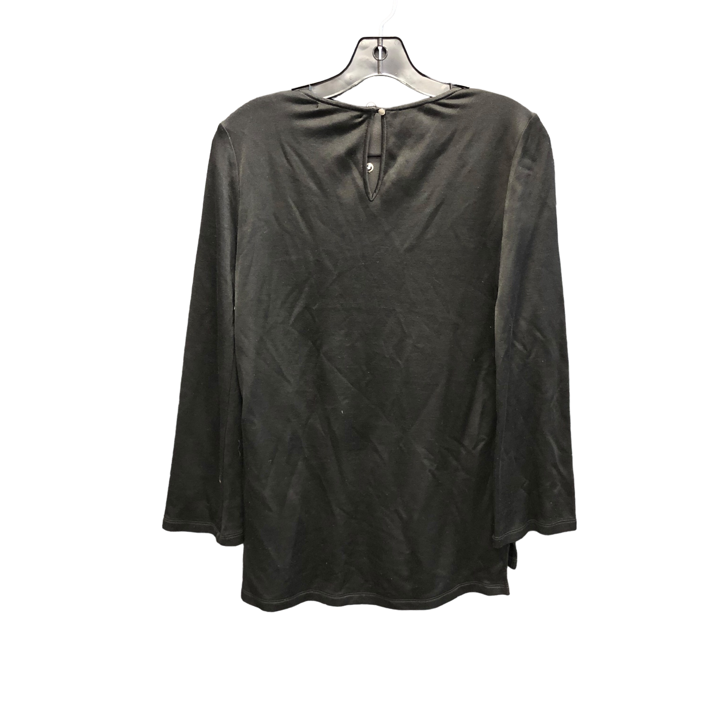 Black Top Long Sleeve Halston Heritage, Size 4