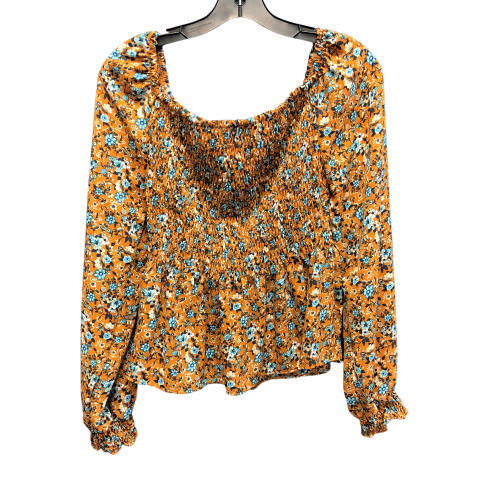 Floral Print Top Long Sleeve MOA MOA, Size M