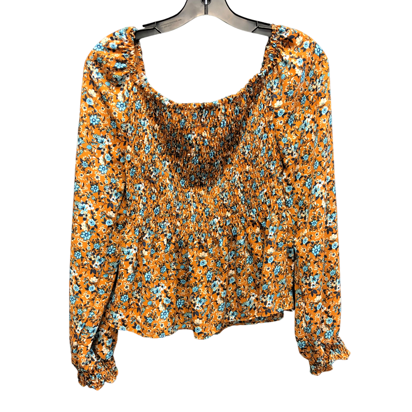 Floral Print Top Long Sleeve MOA MOA, Size M